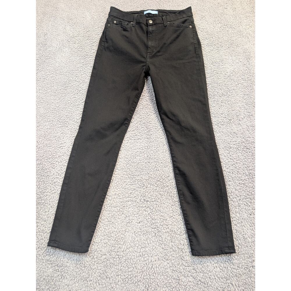 7 for All Mankind Jeans Women's Size 29 Black Aubrey b(air) (0620)
